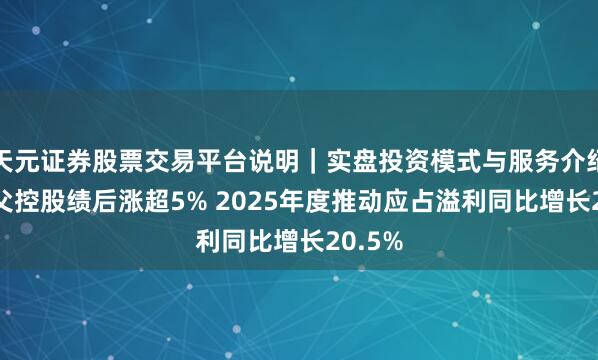 天元证券股票交易平台说明｜实盘投资模式与服务介绍 康师父控股绩后涨超5% 2025年度推动应占溢利同比增长20.5%